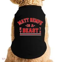 Matt Rempe Is A Beast Doggie Tank thumb 0