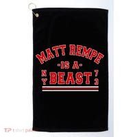 Matt Rempe Is A Beast Golf Towel thumb 0