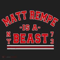 Matt Rempe Is A Beast Golf Towel thumb 3