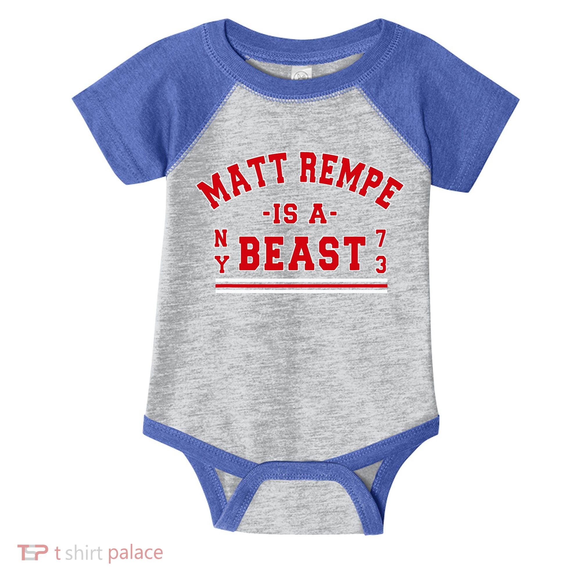 Matt Rempe Is A Beast Infant Baby Jersey Bodysuit