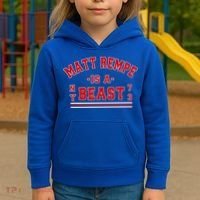 Matt Rempe Is A Beast Kids Hoodie thumb 3
