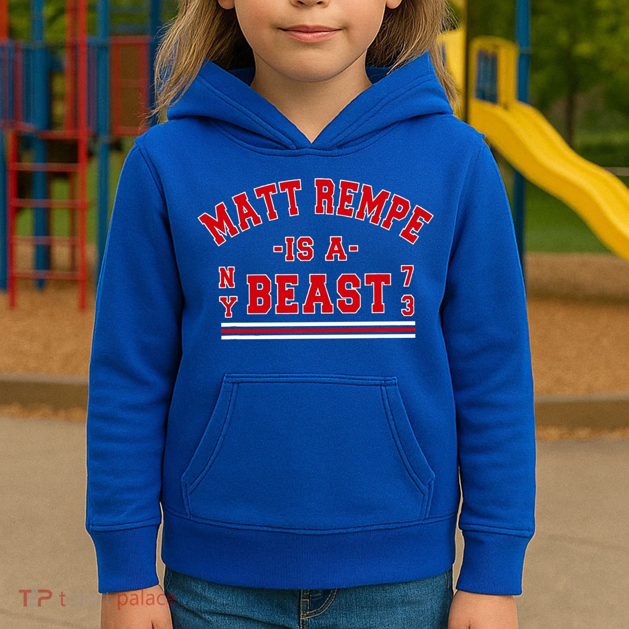 Matt Rempe Is A Beast Kids Hoodie