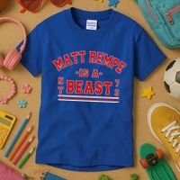 Matt Rempe Is A Beast Kids T-Shirt thumb 3