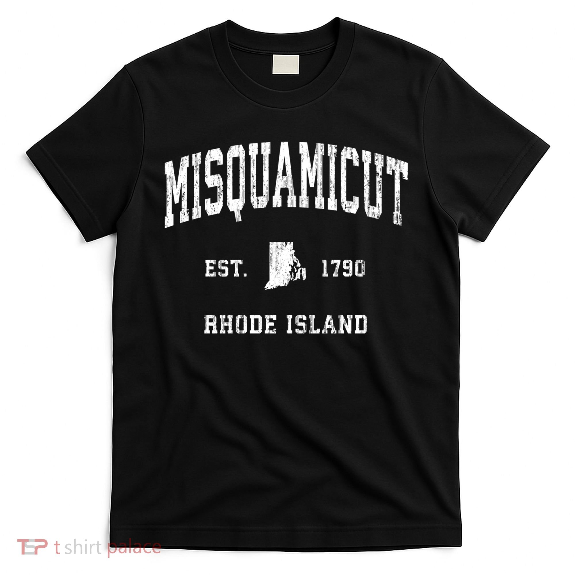 Misquamicut Rhode Island Ri Vintage Athletic Sports T-Shirt
