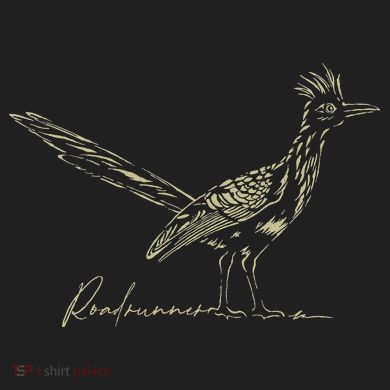 Minimalist Roadrunner Lover Distressed Ladies Heavyweight Boxy Pullover Hoodie