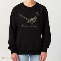 Minimalist Roadrunner Lover Distressed Women's Sweatshirt thumb 0