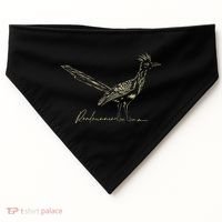 Minimalist Roadrunner Lover Distressed USA-Made Doggie Bandana thumb 0