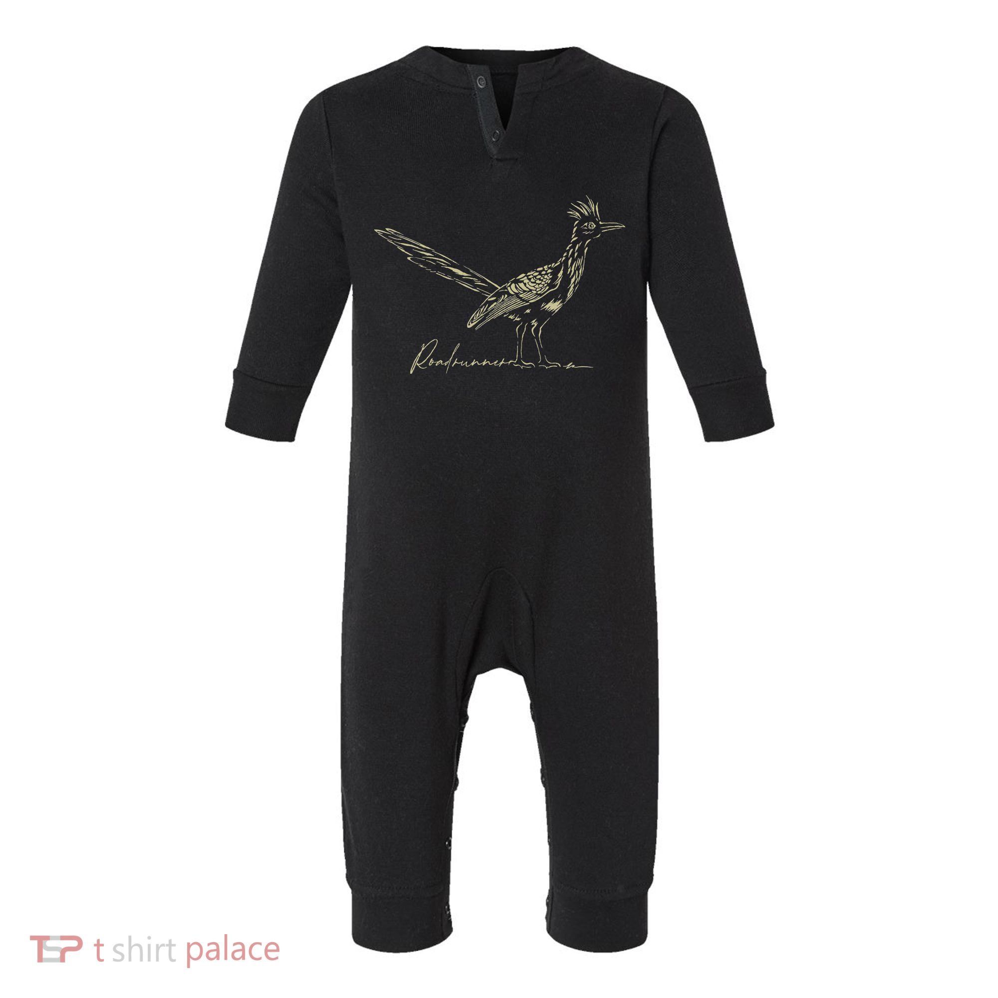 Minimalist Roadrunner Lover Distressed Infant Fleece One Piece
