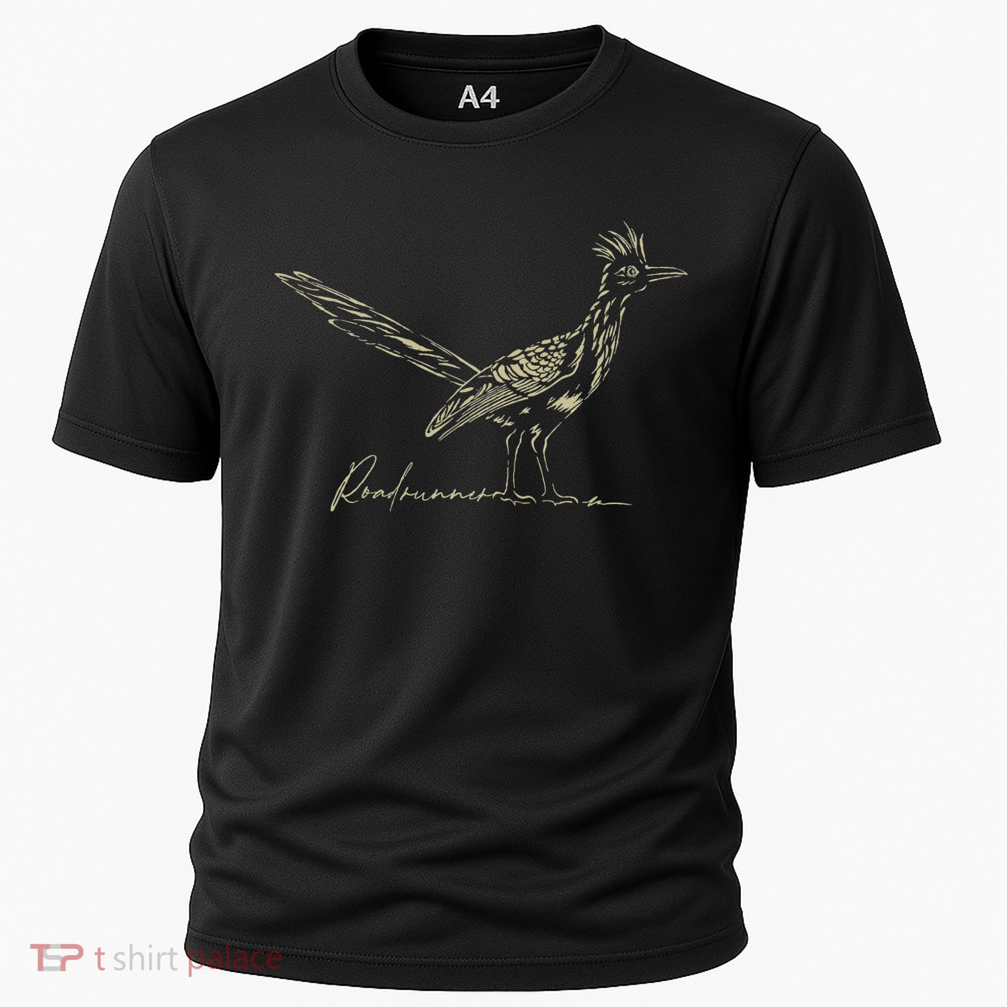 Minimalist Roadrunner Lover Distressed Cooling Performance Crew T-Shirt