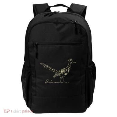 Minimalist Roadrunner Lover Distressed Backpack