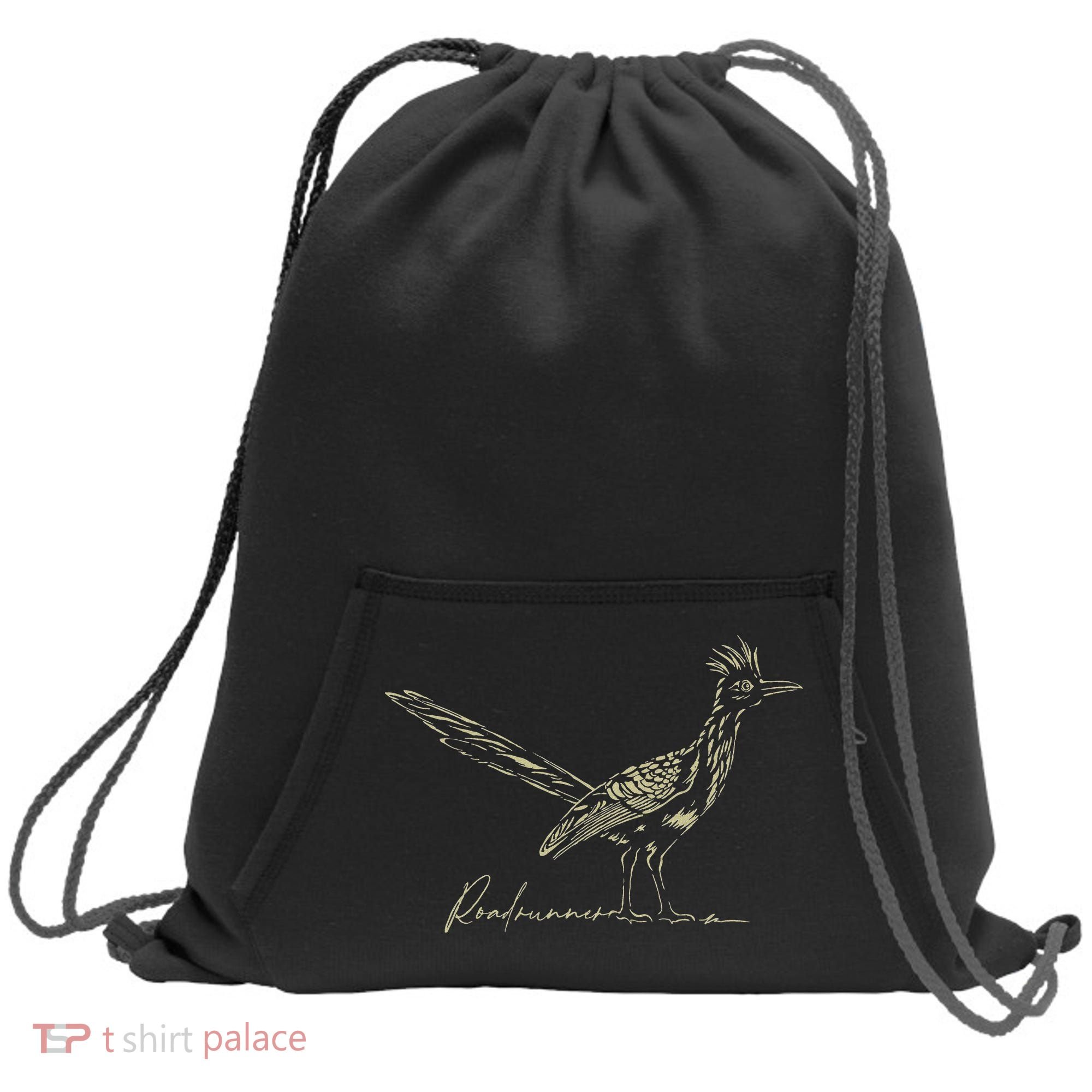 Minimalist Roadrunner Lover Distressed Sweatshirt Cinch Pack Bag