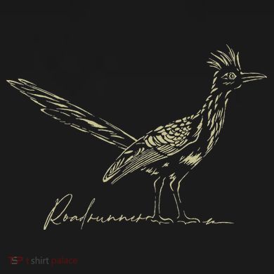 Minimalist Roadrunner Lover Distressed Button