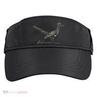 Minimalist Roadrunner Lover Distressed Adult Drive Performance Visor thumb 0
