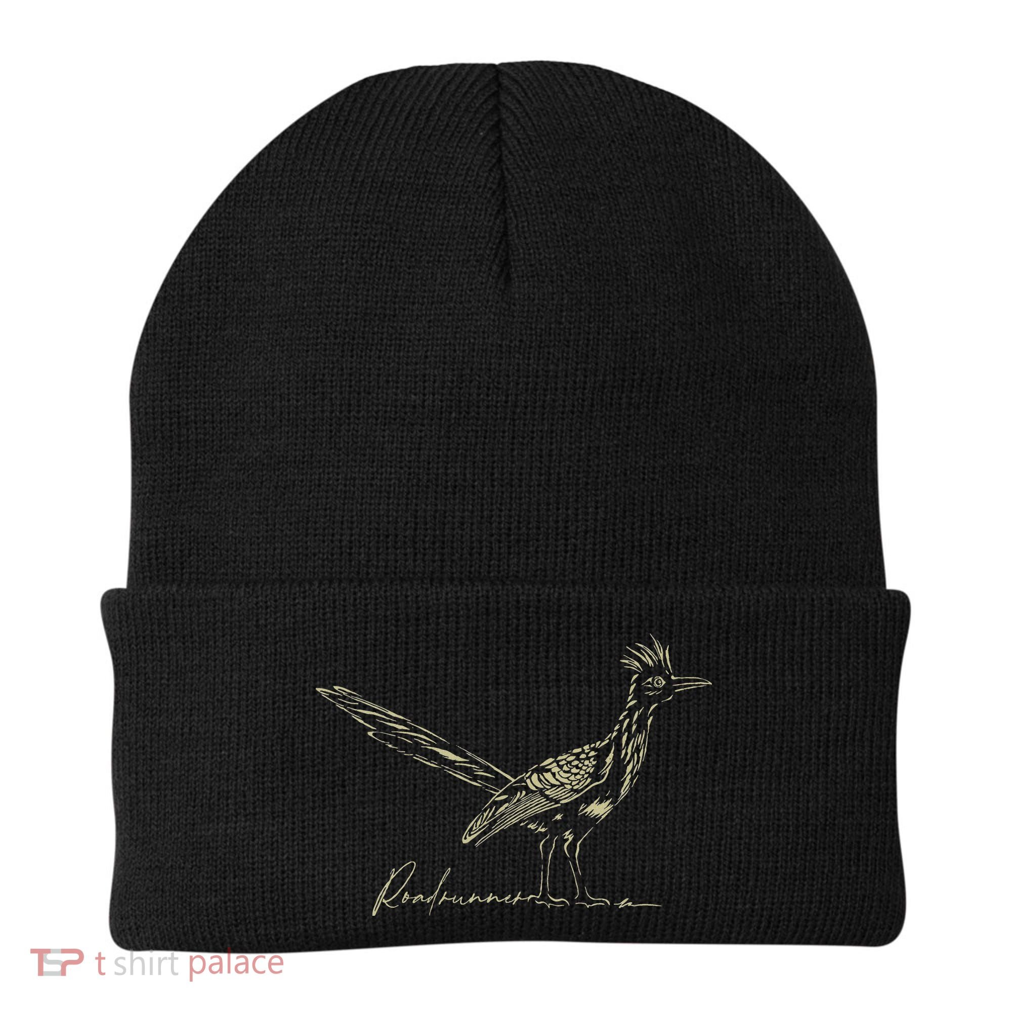 Minimalist Roadrunner Lover Distressed Beanie