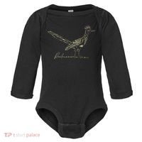 Minimalist Roadrunner Lover Distressed Baby Long Sleeve Bodysuit thumb 0