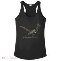 Minimalist Roadrunner Lover Distressed Ladies PosiCharge Competitor Racerback Tank thumb 0