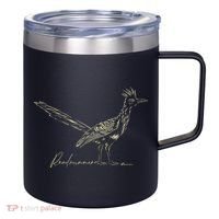 Minimalist Roadrunner Lover Distressed 12oz Stainless Steel Coffee Mug thumb 0