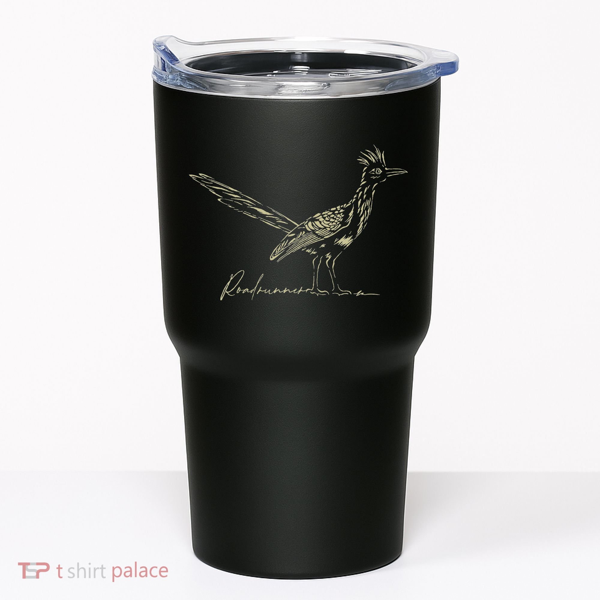 Minimalist Roadrunner Lover Distressed Tumbler