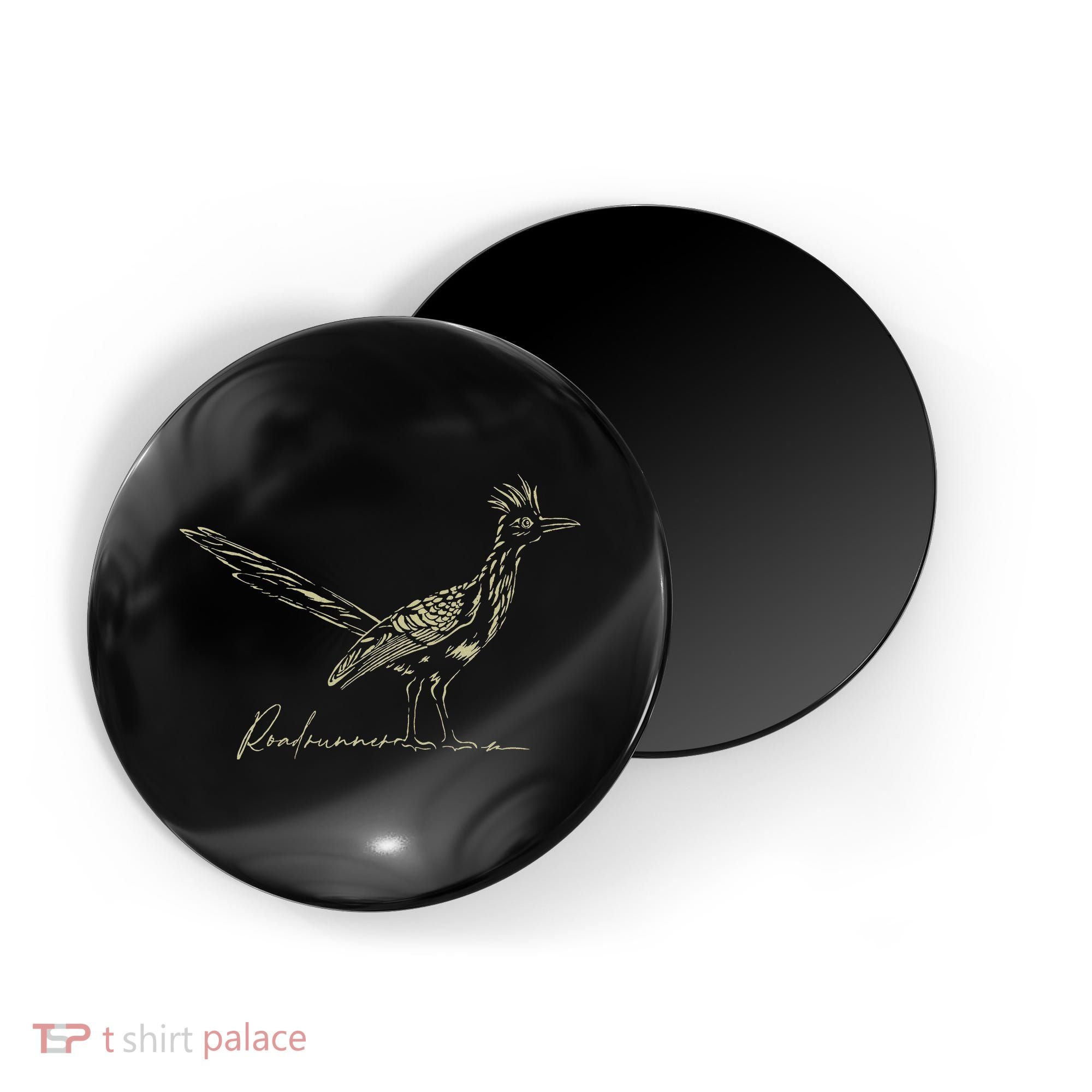 Minimalist Roadrunner Lover Distressed Magnet