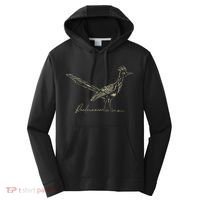 Minimalist Roadrunner Lover Distressed Performance Fleece Hoodie thumb 0