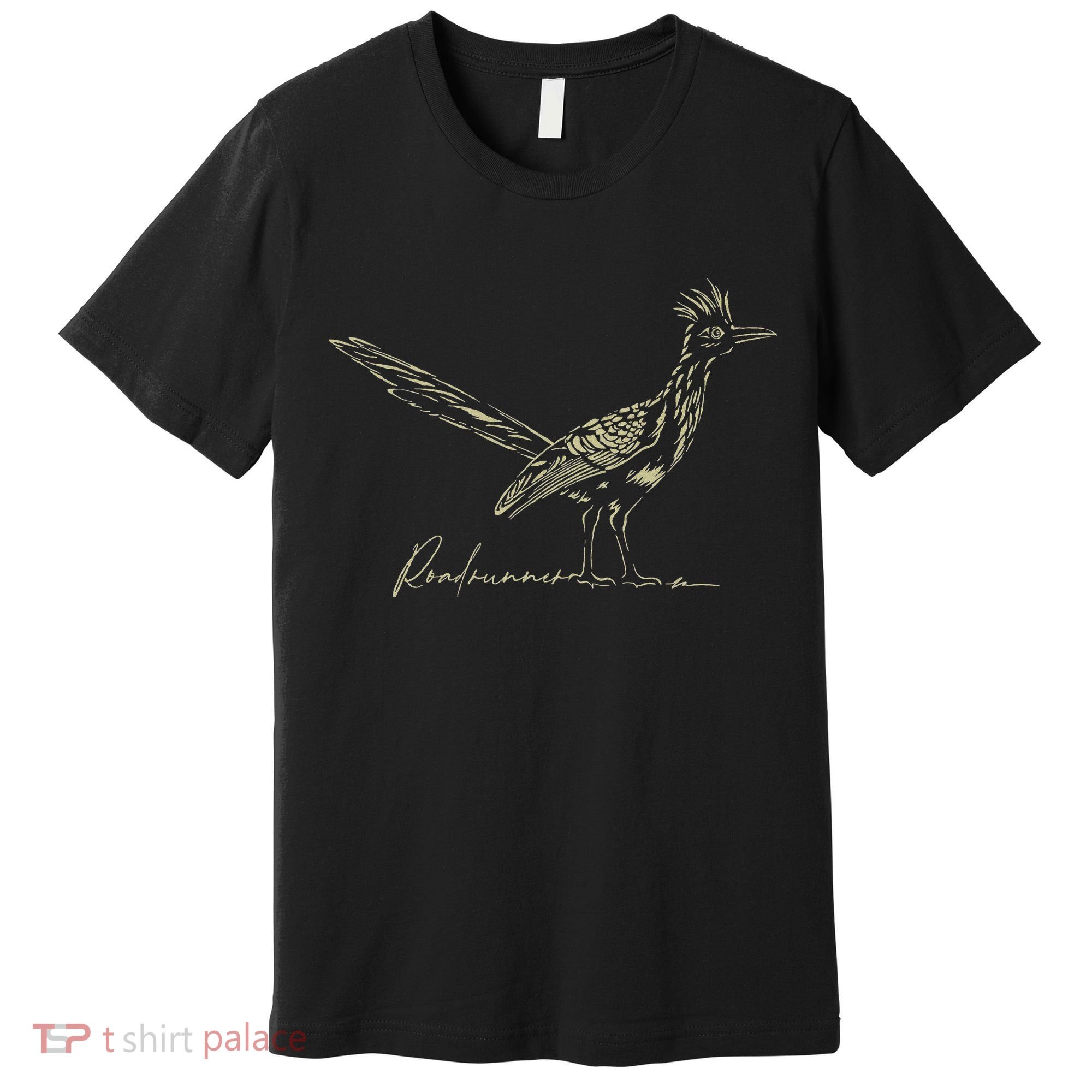 Minimalist Roadrunner Lover Distressed Premium T-Shirt