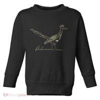 Minimalist Roadrunner Lover Distressed Toddler Sweatshirt thumb 0