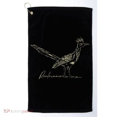 Minimalist Roadrunner Lover Distressed Golf Towel