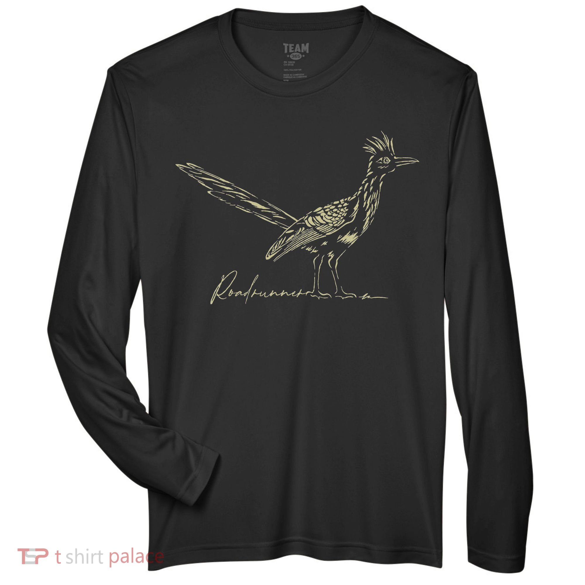 Minimalist Roadrunner Lover Distressed Zone Performance Long-Sleeve T-Shirt