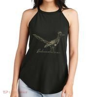 Minimalist Roadrunner Lover Distressed Women's Perfect Tri Rocker Tank thumb 2