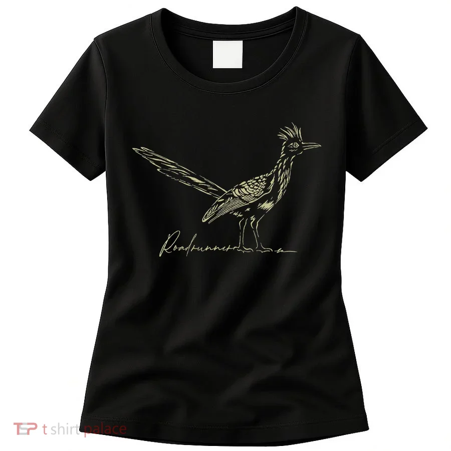 Minimalist Roadrunner Lover Distressed Women's T-Shirt