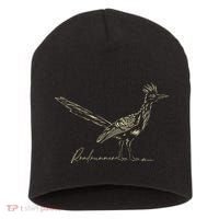 Minimalist Roadrunner Lover Distressed Short Acrylic Beanie thumb 0