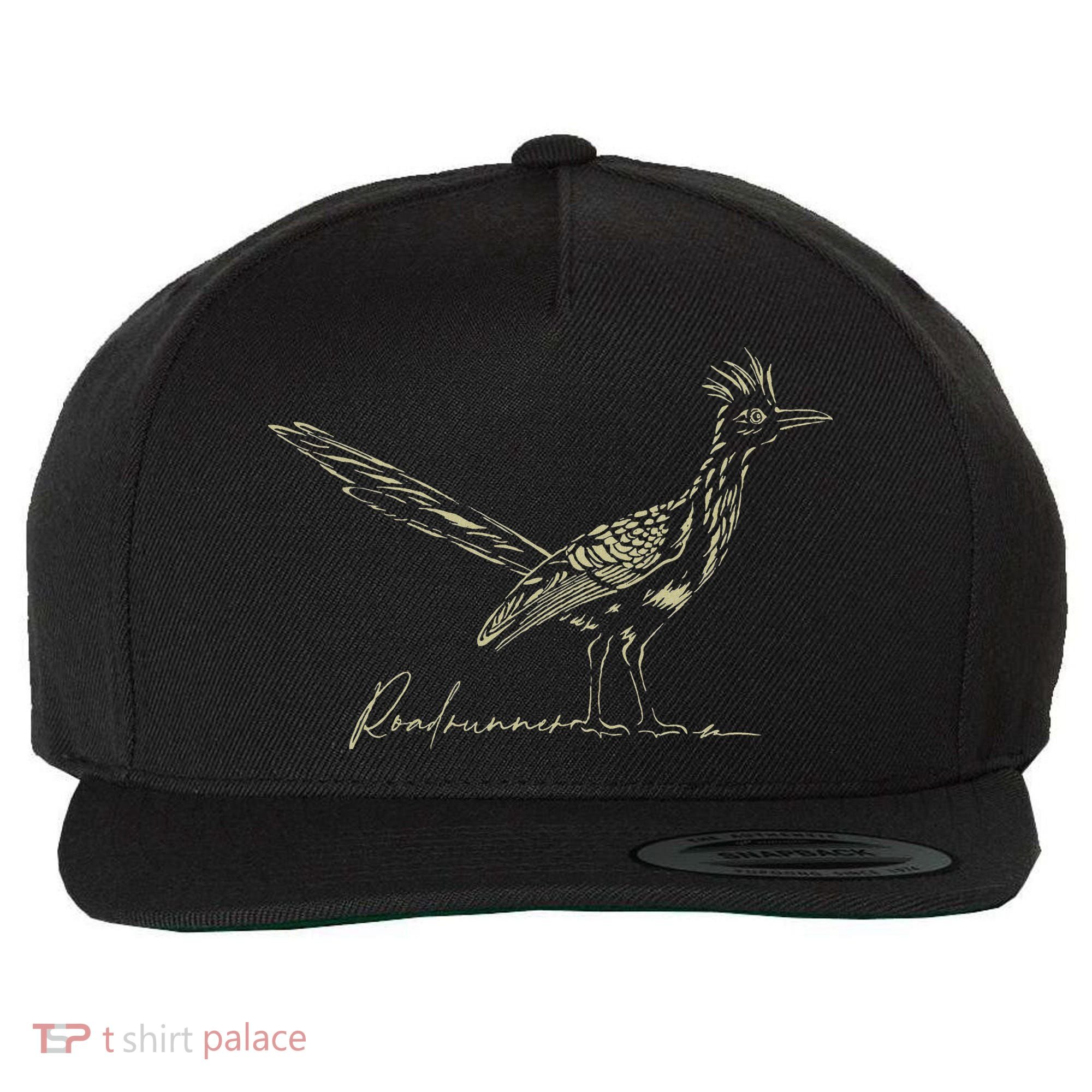 Minimalist Roadrunner Lover Distressed Wool Snapback Cap