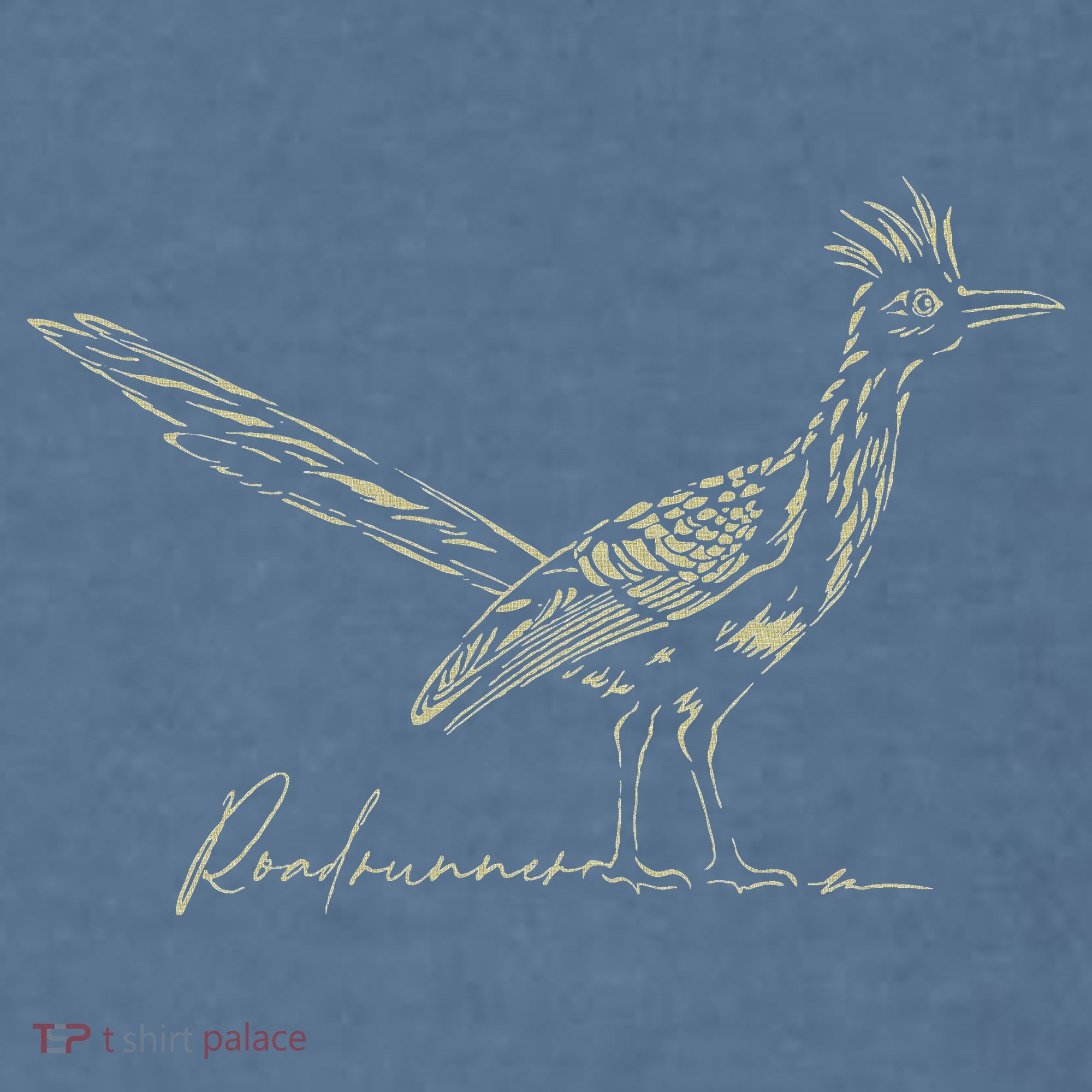 Minimalist Roadrunner Lover Distressed Comfort Colors Garment-Dyed Hooded Sweatshirt