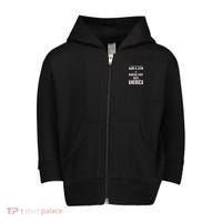 Mark R Levin The Democrat Party Hates America Toddler Zip Fleece Hoodie thumb 0