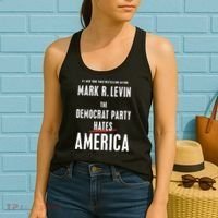 Mark R Levin The Democrat Party Hates America Women's Tank Top thumb 2