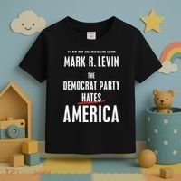 Mark R Levin The Democrat Party Hates America Toddler T-Shirt thumb 3