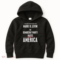 Mark R Levin The Democrat Party Hates America Kids Hoodie thumb 0