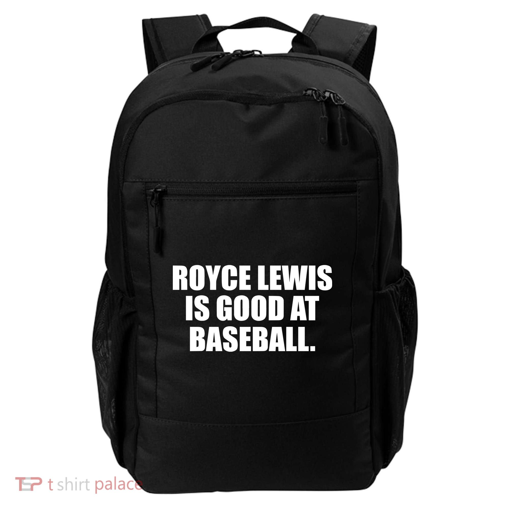 Minnesotatwins Royce Lewis Is Good At Baseball Backpack