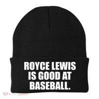 Minnesotatwins Royce Lewis Is Good At Baseball Beanie thumb 0