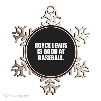 Minnesotatwins Royce Lewis Is Good At Baseball Ornament