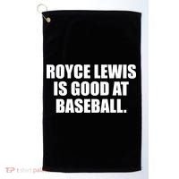 Minnesotatwins Royce Lewis Is Good At Baseball Golf Towel thumb 0