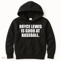 Minnesotatwins Royce Lewis Is Good At Baseball Kids Hoodie thumb 0