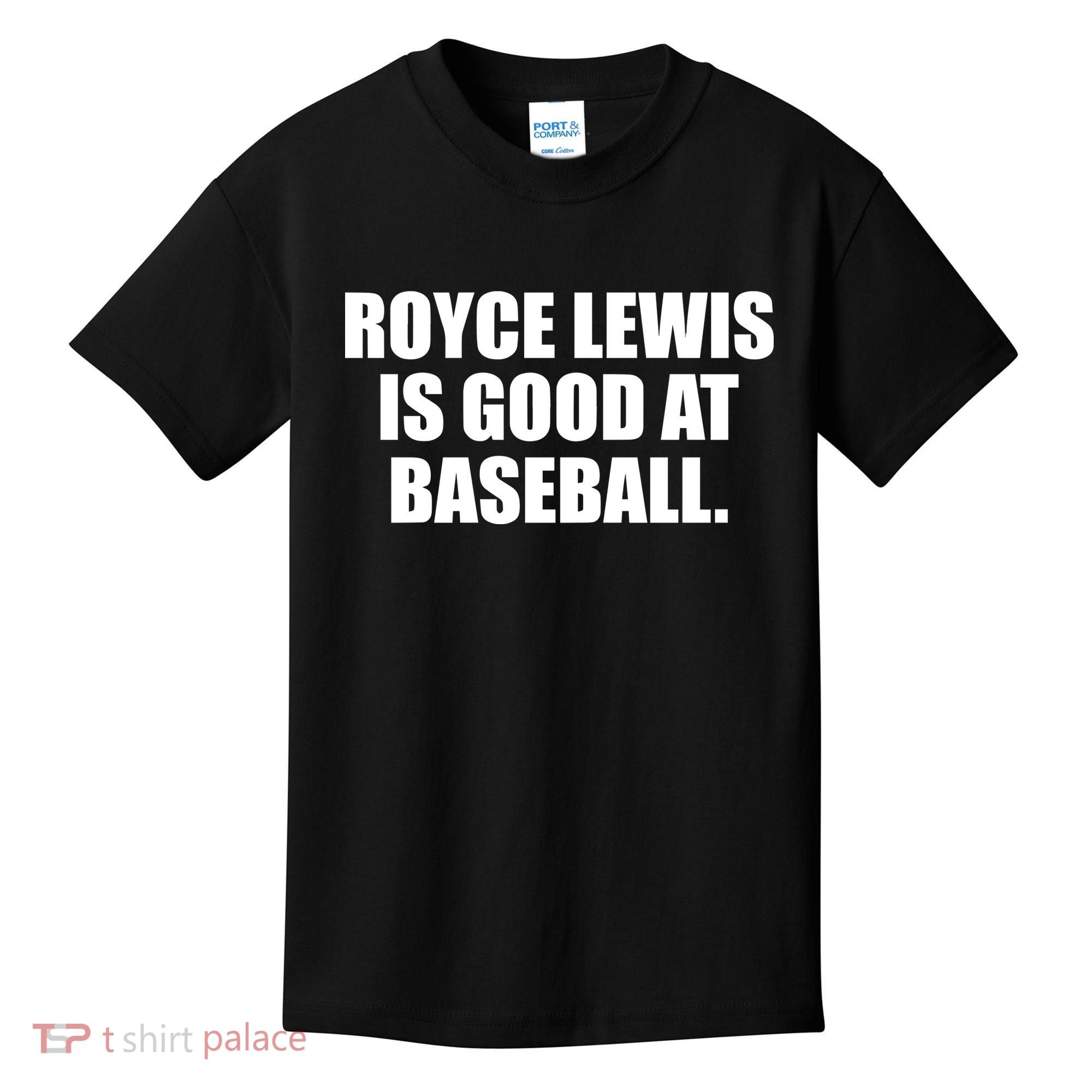 Minnesotatwins Royce Lewis Is Good At Baseball Kids T-Shirt