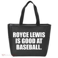 Minnesotatwins Royce Lewis Is Good At Baseball Tote Bag thumb 0