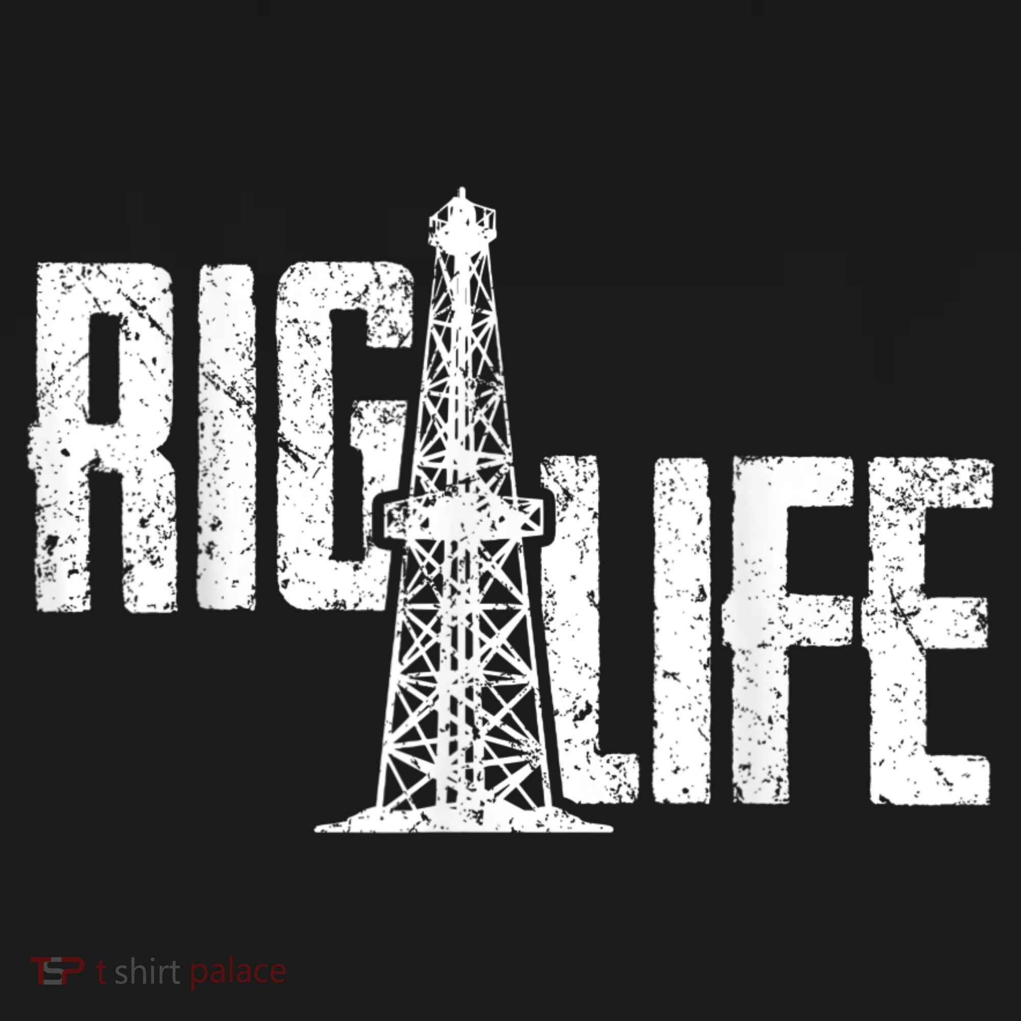 Mens Rig Life Oilfield Oilfield Rig Sweatshirt