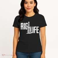 Mens Rig Life Oilfield Oilfield Rig Women's T-Shirt thumb 4