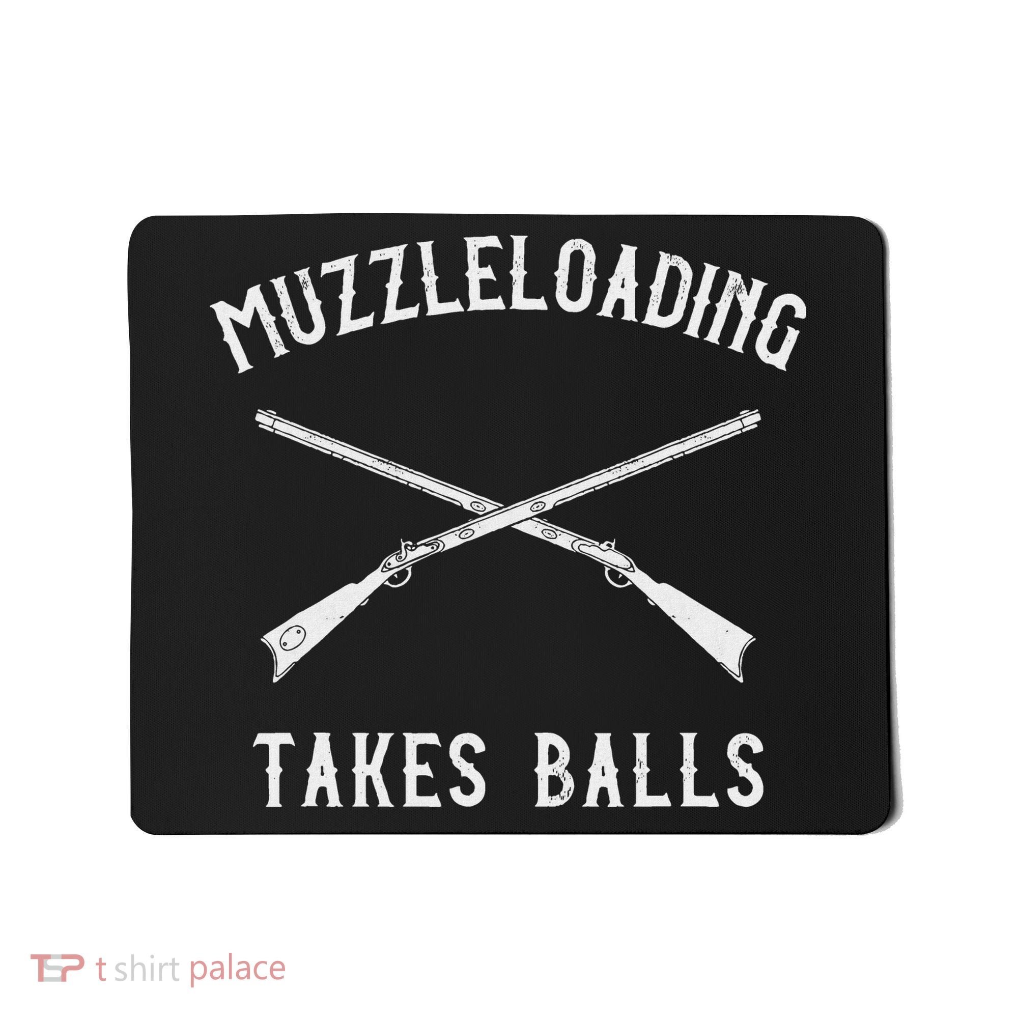 Muzzleloader Rifle Muzzleloading Takes Balls Mousepad