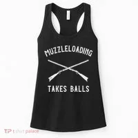 Muzzleloader Rifle Muzzleloading Takes Balls Women's Tank Top thumb 0