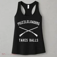 Muzzleloader Rifle Muzzleloading Takes Balls Women's Tank Top thumb 3