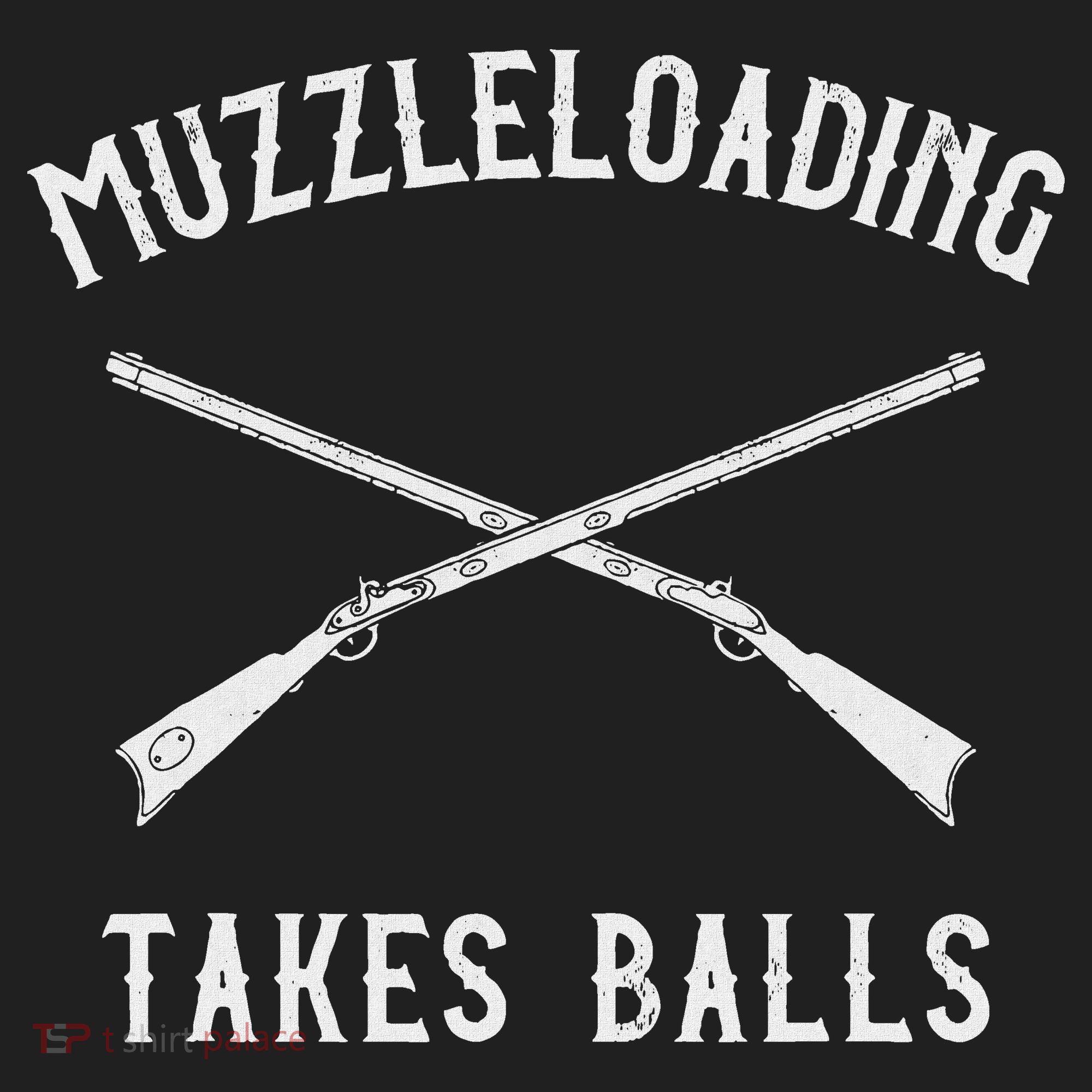 Muzzleloader Rifle Muzzleloading Takes Balls Hat